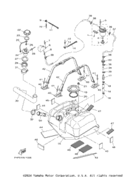 Tank, Fuel 2024  VX (VX1050FA) F4P-U7711-00-00