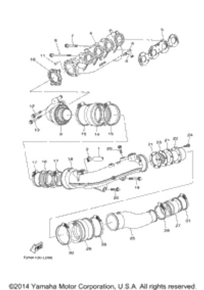 Ring, Joint 2015  VX CRUISER_VX1100BP VX DELUXE (VX1100BP) 6D3-14712-00-94