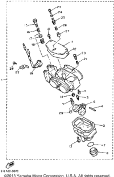 Switch, Carburetor 1992 ENTICER II LT (ET410TRS) 8V0-8259A-00-00