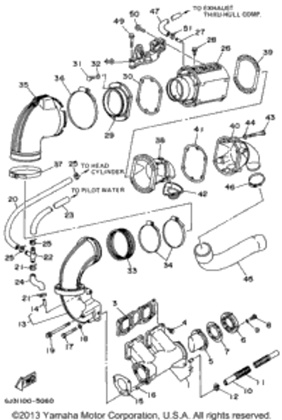 Ring, Joint 1995WAVE VENTURE (WVT700T) 62T-14712-00-9M