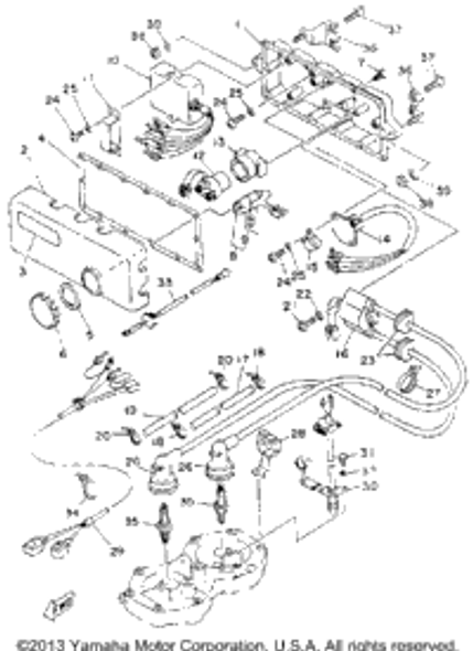 CDI Unit Assembly 1993WAVE RUNNER VXR (WRB650R) 6M6-85540-01-00