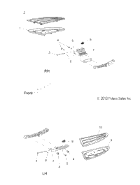 Victory Support, Floorboard, Black Anodized 2016  Vision All Options (V16Sw36) 5135045