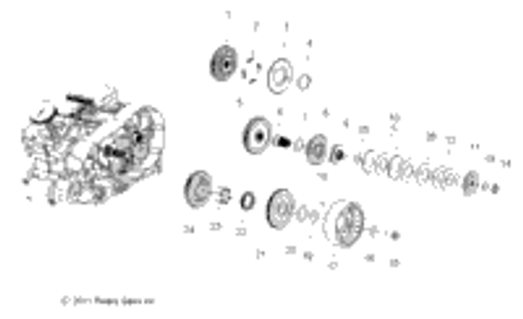 Victory Gear, Balance Shaft, Driven 2015  Highball All Options (V15Wb36/Ww36) 6230440