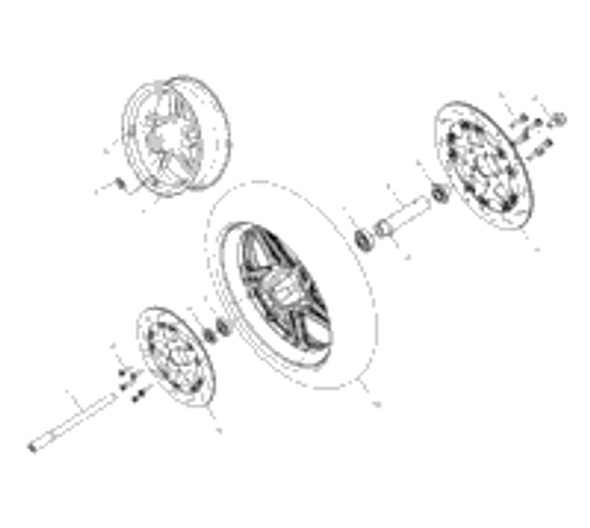 Victory Axle,Front 2001  Sportcruiser (V01Cs15Cc) 5133094