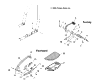 Victory Floorboard, Driver, Bur 2007  Vegas/Vegas 8 Ball All Options (V07Ab26/Gb26) 5136038-425