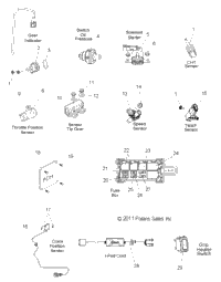 Victory Sensor, Vehicle Speed 2012  Cross Country All Options (V12Tw36/Dw36/Kw36) 4011884