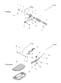 Victory Floorboard, Driver, Bur 2008  Vegas/Vegas 8 Ball/Vegas Low All Options (V08Ab26/Gb26/Lb26) 5136038-425