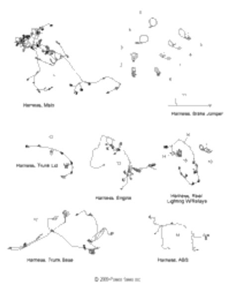 Victory Harness, Abs, Single, Rear 2010  Vision Tour Premium/Ness/8 Ball All Options (V10Sd36/Sc36/Vb36) 2411297