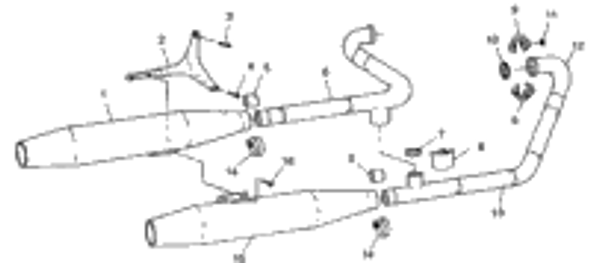 Victory Mount,Rear Exhaust,Blk. 1999  Standard Cruiser (V99Cb15Da) 5242187-067