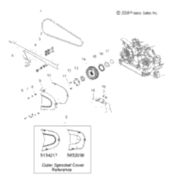 Victory Belt, Drive, Htd 2005  Victory Hammer All Options (V05Hb26) 3211102
