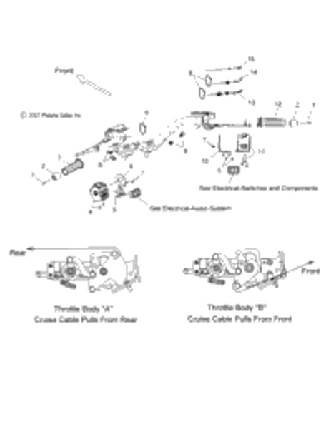 Victory Switch, Control, Rh, Chrome [Incl. 5,10] 2008  Vision All Options (V08Sb36/Sd36) 4011357-156