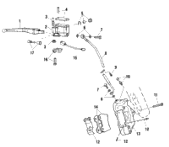 Victory M.Cyl Asm,F.Brake,14Mm 2000  Standard Cruiser (V00Cb15Cc) 2050079