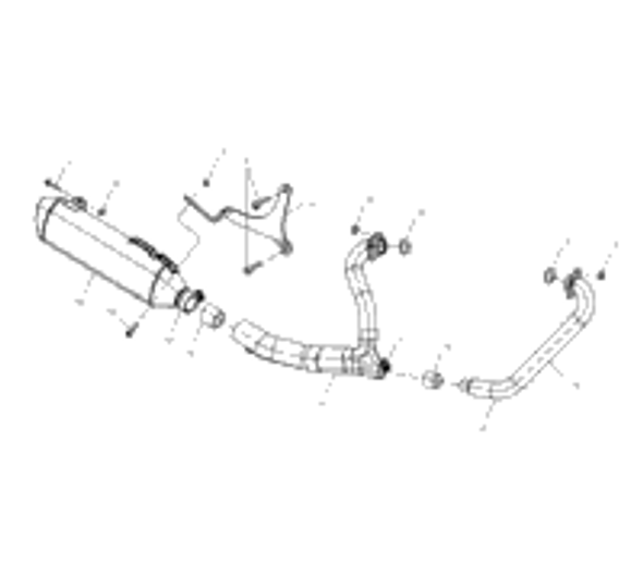 Victory Muffler,Sc 2001  Sportcruiser (V01Cs15Lf) 1012862