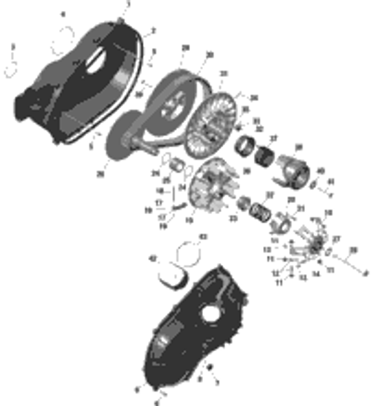 Can-Am CVT Air Guide 2020  Defender MAX HD10 - XMR - North America 420212600
