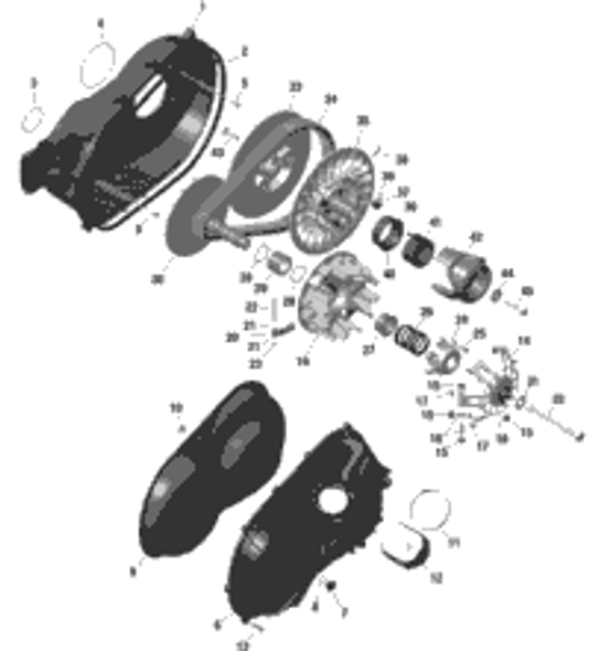 Can-Am CVT Air Guide 2022  Defender PRO HD10 - XT - North America 420212600