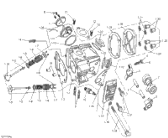 Can-Am Cylinder Head DS 2018  DS 70 V12201CJF020LL
