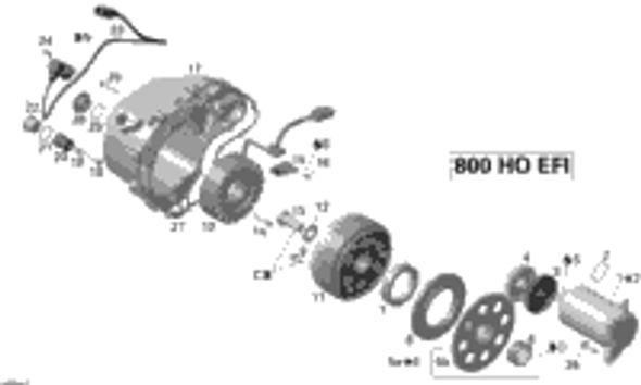 Can-Am Sprag Clutch 2008  Renegade 800 X 420659112