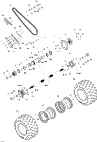 Can-Am Chain 2007  DS 650 X 705500672