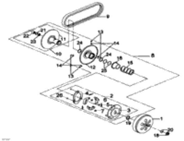 Can-Am Drive Plate Ass'y 2018  DS 250 S22300HMA000