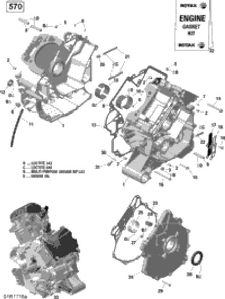 Can-Am PTO Cover Ass'y 2018  OUTLANDER MAX 570 EFI 420612335