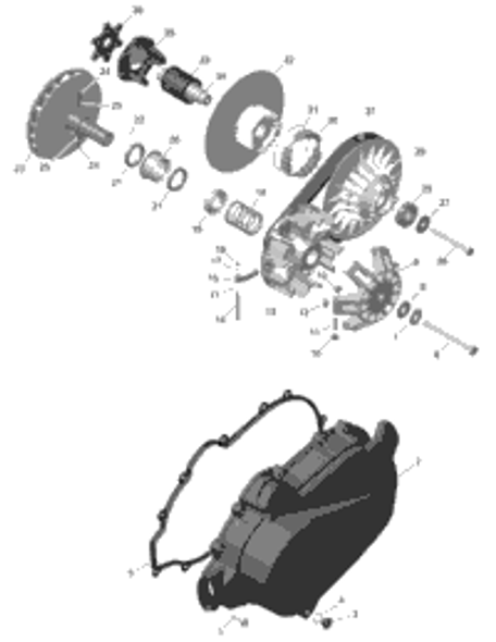 Can-Am Inner Half Ass'y 2021  Outlander 450 EFI - STD XU - CE 420280247