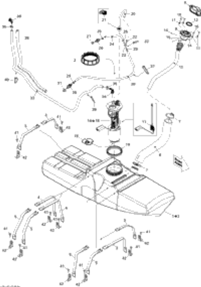 Sea-Doo Sensor Lever 2012 GTX LTD iS 260, (18CS) 275500780