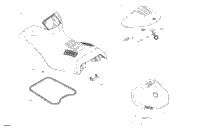 Sea-Doo Lava Grey, Hump Seat Ass'y 2022 RXP X 300 - North America 269003683