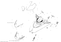 Sea-Doo White Hood Assembly 2014 RXT 260 & RS 269501967