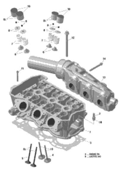 Sea-Doo Exhaust Manifold 2019 SPARK 900 ACE 420673510