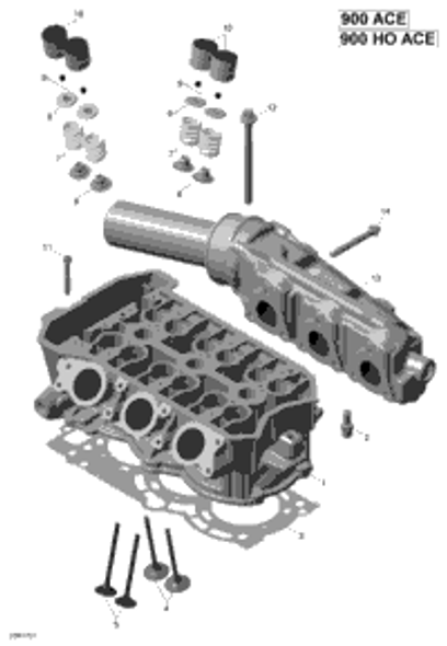 Sea-Doo Exhaust Manifold 2017 SPARK 000 420673510