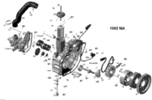 Sea-Doo Stator Plate 2010 GTI SE 155 420889721