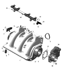 Sea-Doo Throttle Body Socket Ass’y 2023 FISH PRO SPORT 170 420892592