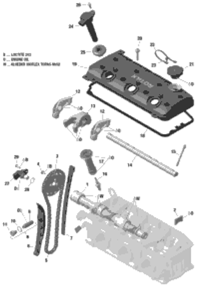Sea-Doo Camshaft 2019 GTX 300 420637780
