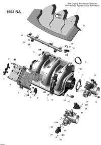 Sea-Doo Throttle Body 2010 GTI SE 155 420892452