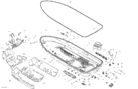 Sea-Doo Hull Ass'y 2023 GTR 230 292002444