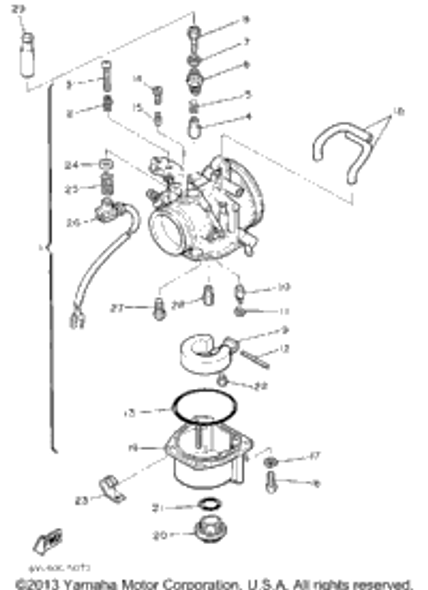 Washer, Spring 1988 SRV (SR540M) 92901-04100-00