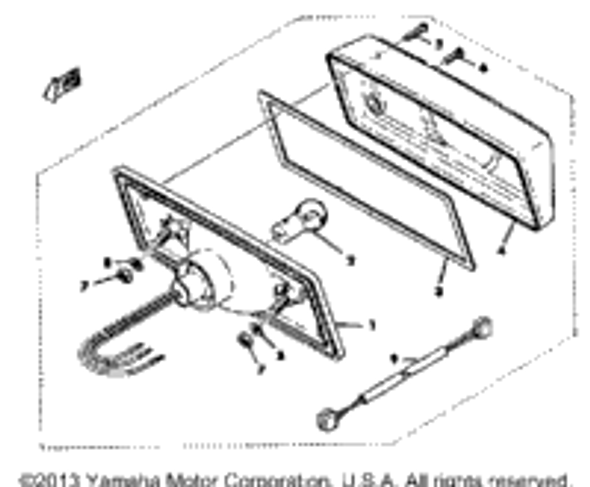 Screw, Pan Head 1972 SL433 98511-04030-00