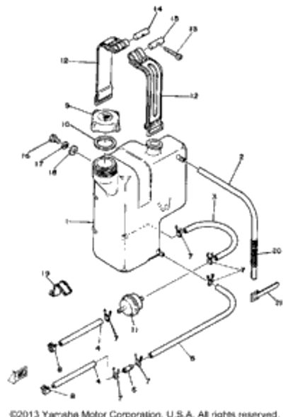 Hose 1979 EC540C 90446-09062-00