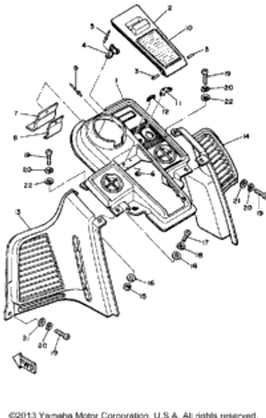 Rivet, Blind 1980 SR540D 90267-32070-00