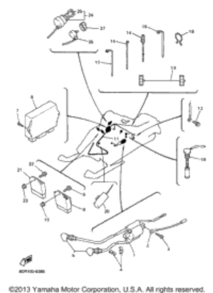 Bolt, Flange 1998 VMAX 600 SX (VX600SXB) 95807-06016-00