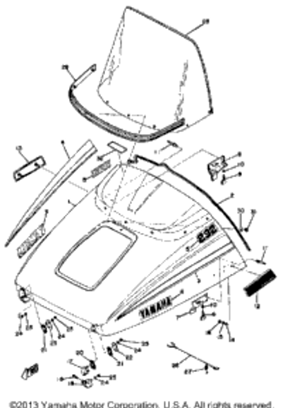 Rivet, Blind 1971 SL292 90267-40M00-00