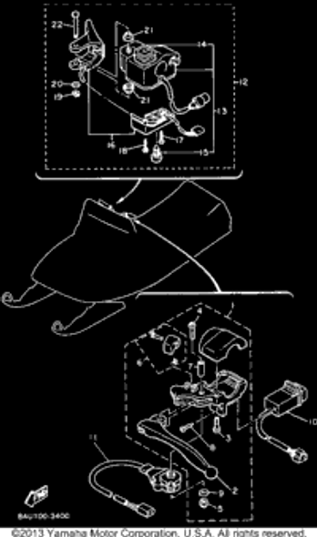 Screw 1993 VK540 II (VK540ET) 8R6-83928-00-00