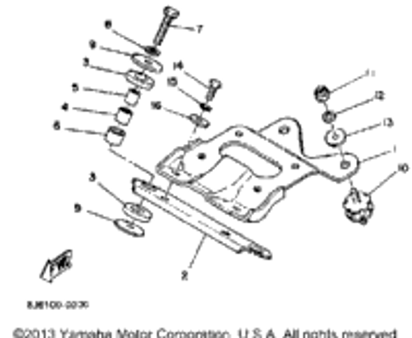 Nut 1984 ENTICER 340 (ET340H) 95380-10600-00