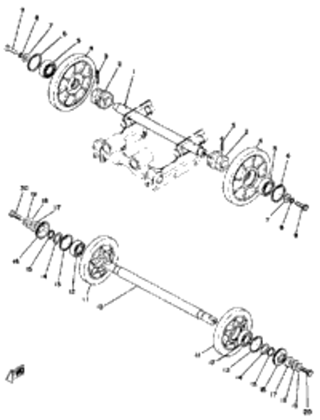 Bolt, Hexagon 1974 GPX433F 97313-08030-00