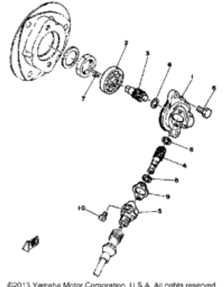 Screw, Flat Head 1979 EC540C 98701-04012-00