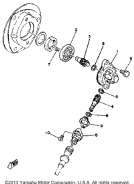 Screw, Flat Head 1980 ET340ED 98701-04012-00