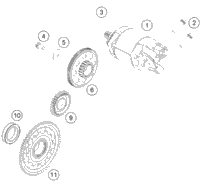 KTM CLUTCH DISC PACKAGE 2020 500 EXC-F SIX DAYS 79532010033