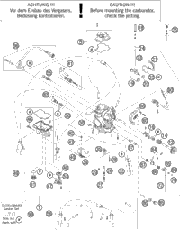 KTM GASKET PLATE THROTTLE VALVE 04 2005 250 EXC Racing 57331035153