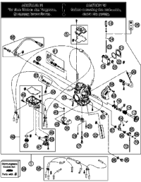 KTM GASKET PLATE THROTTLE VALVE 04 04 2008 530 XCW-EXC 57331035153