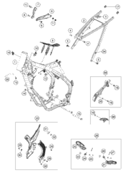 KTM VOLTAGE REGULATOR 2022 500 EXC-F Chassis 79611034000